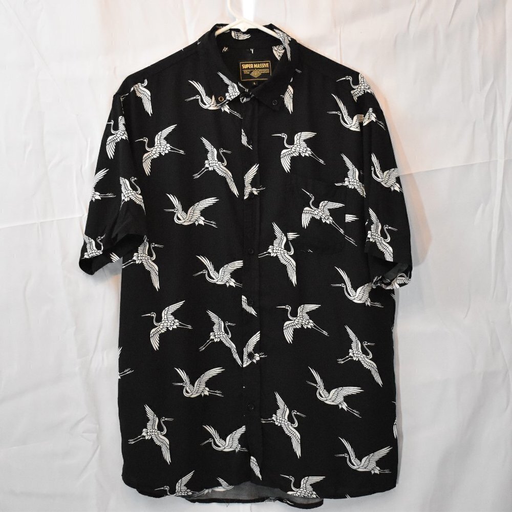 Super Massive Button Up Shirt Size Large